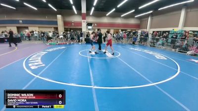 144 lbs 1st Place Match - Dominic Wilson, Rockwall Training Center vs David Mora, Canyon Randall High School Wrestling