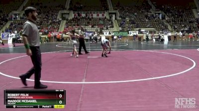 6A 106 lbs Champ. Round 1 - Robert Felix, Northridge High School vs Maddox Mcdaniel, Pelham