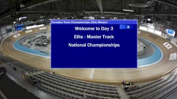 2019 Canadian Track Championships Day 3 (Session 1)
