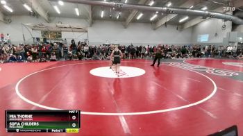 110 lbs Champ. Round 2 - Mia Thorne, Discovery Canyon vs Sofia Childers, Mesa Ridge