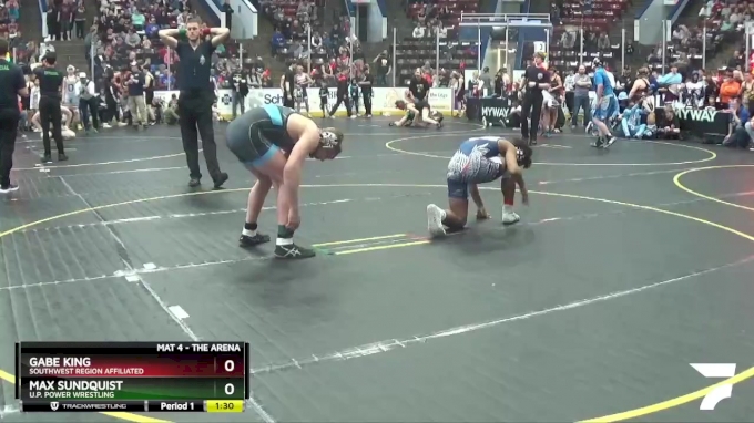 170 lbs Semifinal - Max Sundquist, U.P. Power Wrestling vs Gabe King ...