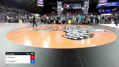 118 lbs Cons 64 #2 - Camille Ramey, OH vs Abigail Albright, KS