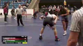 197 lbs Champ. Round 2 - 11 Hunter DeJong, Morningside vs 6 Malachi Karibo, Baker