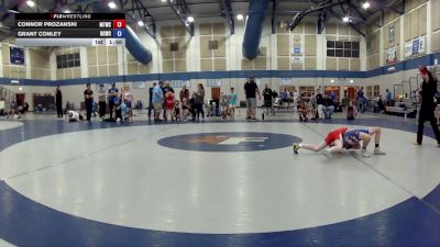 12U Boys GR - 67 lbs Champ. Round 1 - Connor Prozanski, Milan Tribe Wrestling Club vs Grant Conley, River City Wrestling Club