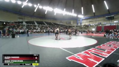 1A West 175 lbs Semifinal - Alexis Paredes, Wapato vs Bodie Stonecipher, Naches Valley