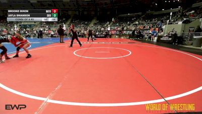 98 lbs Consi Of 8 #2 - Brooke Dixon, Mayo Quanchi Judo And Wrestling vs Jayla Swanson, Siouxland Wrestling Academy
