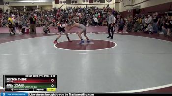 S-13 lbs Quarterfinal - Joel Hacker, Benton Community Wrestling Clu vs Peyton Thede, WRATH