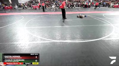 51 lbs Cons. Round 4 - Charles Oldenburg, Burlington Wrestling vs Easton Werner, Askren Wrestling Academy