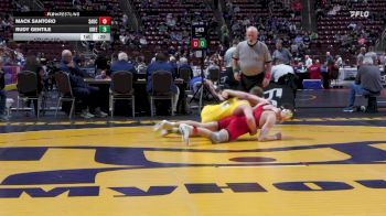 145 lbs 5th Place - Mack Santoro, Saucon Valley vs Rudy Gentile, Greenville