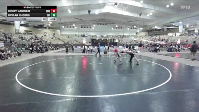 126 lbs Quarterfinals (8 Team) - Brody Castolin, Soddy Daisy High School vs Brylan Rhodes, Greeneville High School