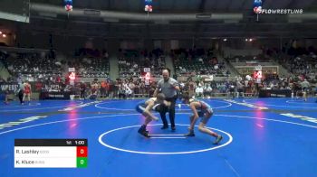 95 lbs Consolation - Rylan Lashley, Bulldog WC vs Kade Kluce, Dundee, Mi WC