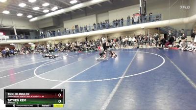 69 lbs Quarters & 1st Wb (16 Team) - Tayven Kem, Ravage vs Trig Klingler, Sanderson Wrestling Academy