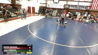 42 lbs 3rd Place Match - Raxtin Winward, Sanderson Wrestling Academy vs Koen Robinson, Shootbox Wrestling Club