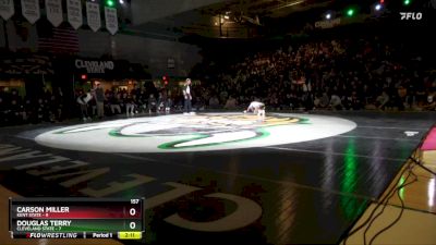 157 lbs Douglas Terry, Cleveland State vs Carson Miller, Kent State