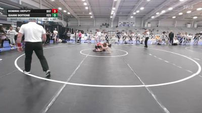 132 lbs Semifinal - Dominic Deputy, Team Shutt Rioux - HSB vs Gianni Bottone, Prestige Worldwide - HSB