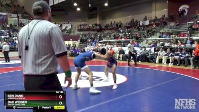 4A 144 lbs Semifinal - Dax Widger, Shiloh Christian vs Ben Dang, Subiaco Academy