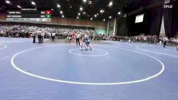 144 lbs Champ. Round 1 - Zane Hill, Grants Pass vs Rio Segura, Churchill County