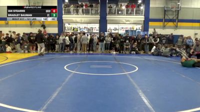 121 lbs Consy 3 - Ian Stearns, Grove City vs Bradley Bauman, St. Edward-OH