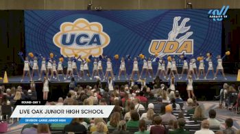 Live Oak Junior High School - Large Junior High [2023 Large Junior High Day 1] 2023 UCA Mid-South Regional