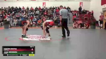 106 lbs Quarterfinal - Gage Brannon, Salem vs Austin Shutsa, Norton