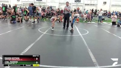 52 lbs Round 5 (6 Team) - Mason Kotson, Team West Virginia Gold vs Cael Maddox, Contenders WA