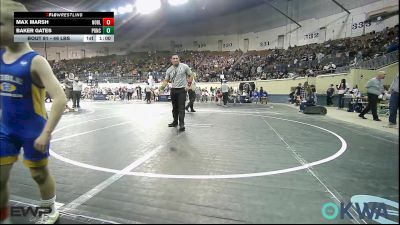 46 lbs Consi Of 8 #2 - Max Marsh, Noble Takedown Club vs Baker Gates, Ponca City Wildcat Wrestling