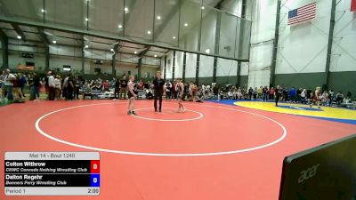 120 lbs Cons. Sub-semis - Colton Withrow, CNWC Concede Nothing Wrestling Club vs Dalton Regehr, Bonners Ferry Wrestling Club