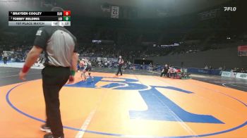 4A Boys 157 lbs 1st Place Match - Tommy Belding, La Grande Boys vs Brayden Cooley, Seaside Boys