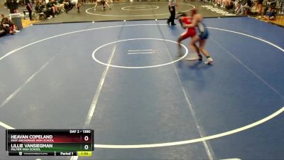 138G Quarterfinal - Lillie Vansiegman, Palmer High School vs Heavan Copeland, East Anchorage High School