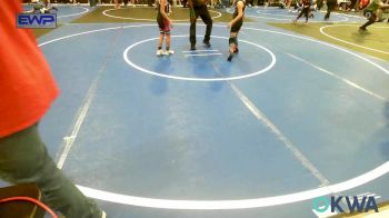 57-62 lbs Rr Rnd 3 - Emyle Thompson, HURRICANE WRESTLING ACADEMY vs Mackenzie Eighmy, Heat