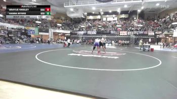 235 lbs Cons. Semi - Hanna Myers, Hoyt-Rolyal Valley Hs vs Braylie Knisley, Douglass Hs