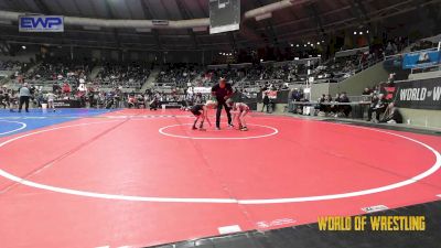 52 lbs Consi Of 16 #1 - Emery Sanders, Contender Wrestling Academy vs Bowe Klema, Beloit Wrestling Club