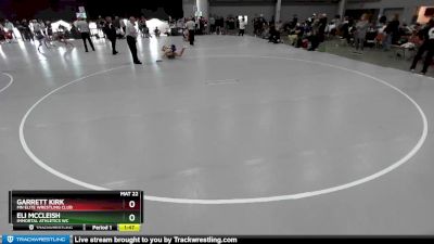 144 lbs Champ. Round 1 - Garrett Kirk, MN Elite Wrestling Club vs Eli McCleish, Immortal Athletics WC