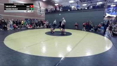 73 lbs Champ. Round 1 - Millie Jacob, Kimberly Bulldog Wrestling Club vs Gianna Bilbao, North Country Wrestling Club