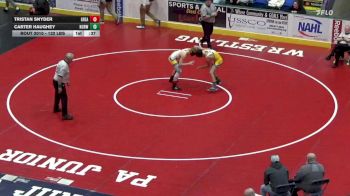 132 lbs Consolation - Tristan Snyder, Greater Latrobe vs Carter Haughey, Norwin