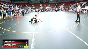 85 lbs Cons. Round 3 - Alexander Ponce, Bulldog Premier WC vs Aaden Glauser, Fox Lake WC