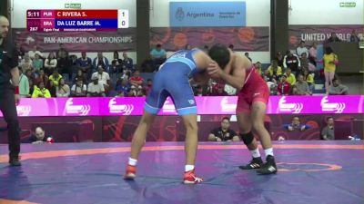 65 kg Qualifying Round - Sebastian Rivera, PUR vs Matheus Da Luz, BRA