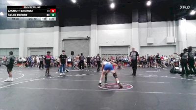 84 lbs Round 1 (4 Team) - Zachary Baginski, Florida Rage vs Kyler Roeder, Missouri Outlaws