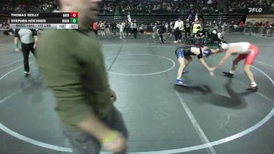 170 lbs Semifinal - Thomas Reilly, Haddonfield vs Stephen Hitchner, Wood Ridge