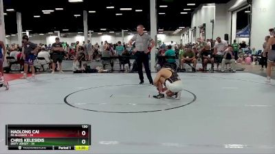 130 lbs Round 1 (4 Team) - Haolong Cai, PA Alliance vs Chris Kelesidis, Dirty Jersey