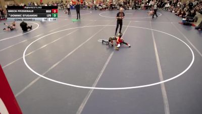 8U - J Cons. Round 3 - Dominic Studanski, LeVici Prep vs Breck Fitzgerald, Wrestling Brotherhood