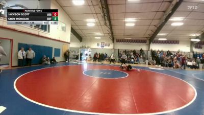 138 lbs Cons. Round 4 - Cruz Morales, Buffalo vs Jackson Scott, Laramie