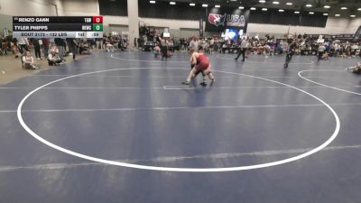 132 lbs Cons. Rd Of 64 - Renzo Gann, Team Gann Wrestling vs Tyler Phipps, Bad Karma Wrestling Club