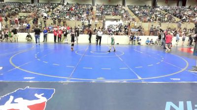 68 lbs Round Of 16 - Lilyana Wilson, Bison Takedown Wrestling Club vs Camden Grobe, Forsyth Central Wrestling