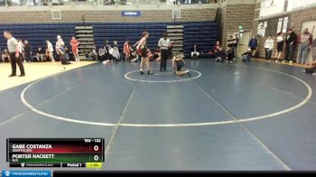 132 lbs Quarterfinal - Porter Hackett, N/a vs Gabe Costanza, Unattached