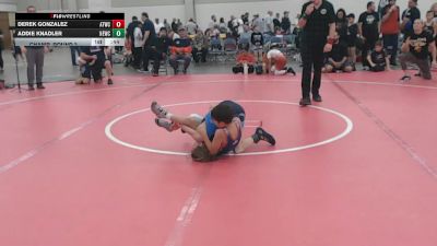 69-70 lbs Champ. Round 3 - Derek Gonzalez, Austin Texas Wrestling Club vs Addie Knadler, NB Elite Wrestling Club