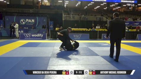 Anthony Michael Robinson vs Winicius Da Silva Pereira 2026 Pan Jiu Jitsu IBJJF Championship