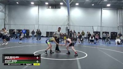 92 lbs Finals (2 Team) - Jack Beaulieu, 84 Athletes vs Wyatt Rossi, Headhunters