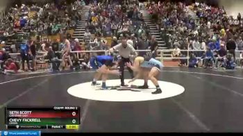 170 lbs Champ. Round 2 - Chevy Fackrell, Lyman vs Seth Scott, Cheyenne East