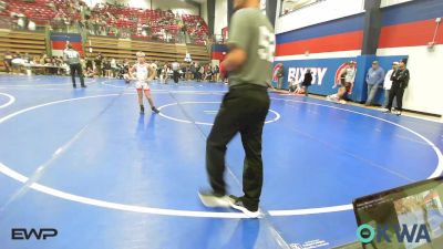 76 lbs Rr Rnd 3 - Bowman Buckner, Berryhill Wrestling Club vs Brantley Wisdom, Caney Valley Wrestling